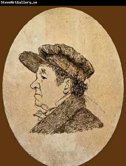 Francisco de goya y Lucientes Self-Portrait Aged 78